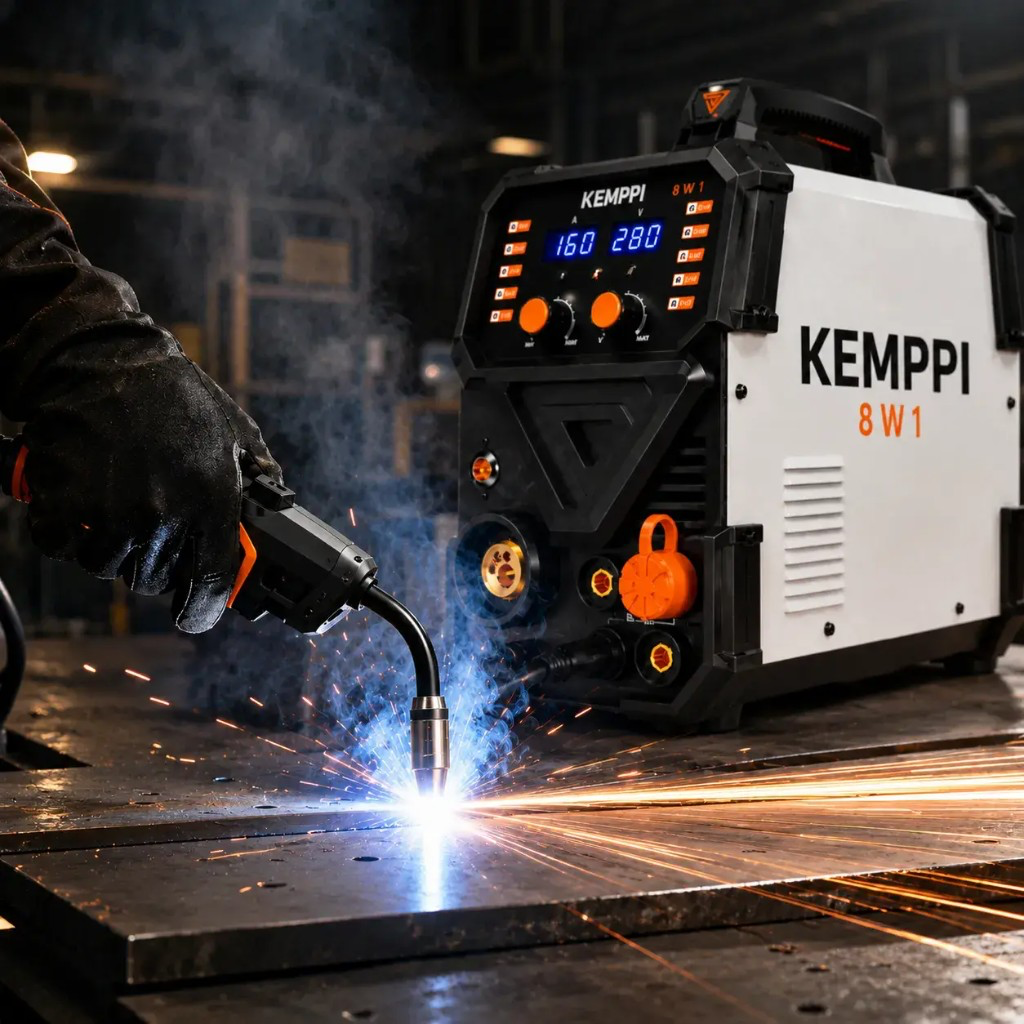 Kemppi clean welds and automatic current control