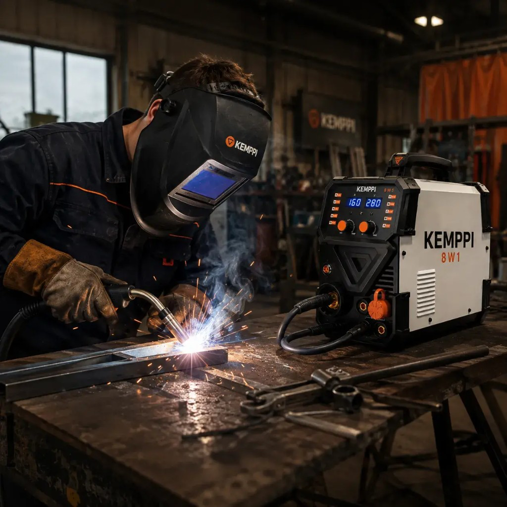 Kemppi portable welder for garage and job site