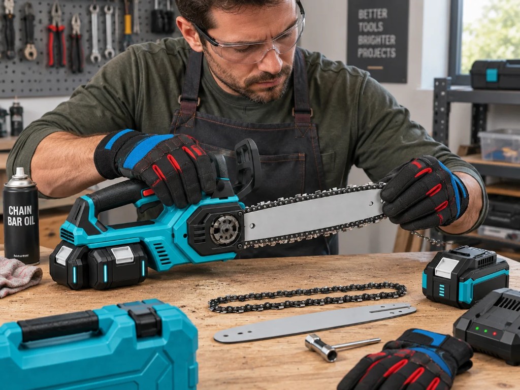 Cadena diamantada Iron Oak Pro con lubricación automática